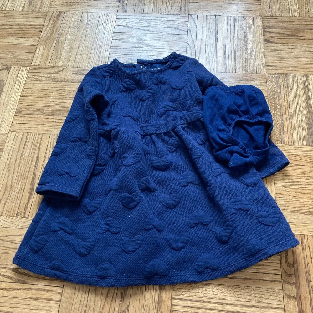 Carter's Blue Heart Dress